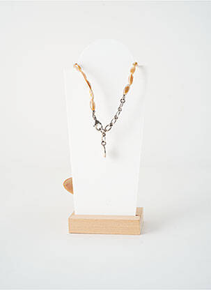 Colier ornament cu mărgele bej NATURE BIJOUX femeie