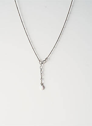 Colier ornament cu mărgele argintiu NATURE BIJOUX femeie