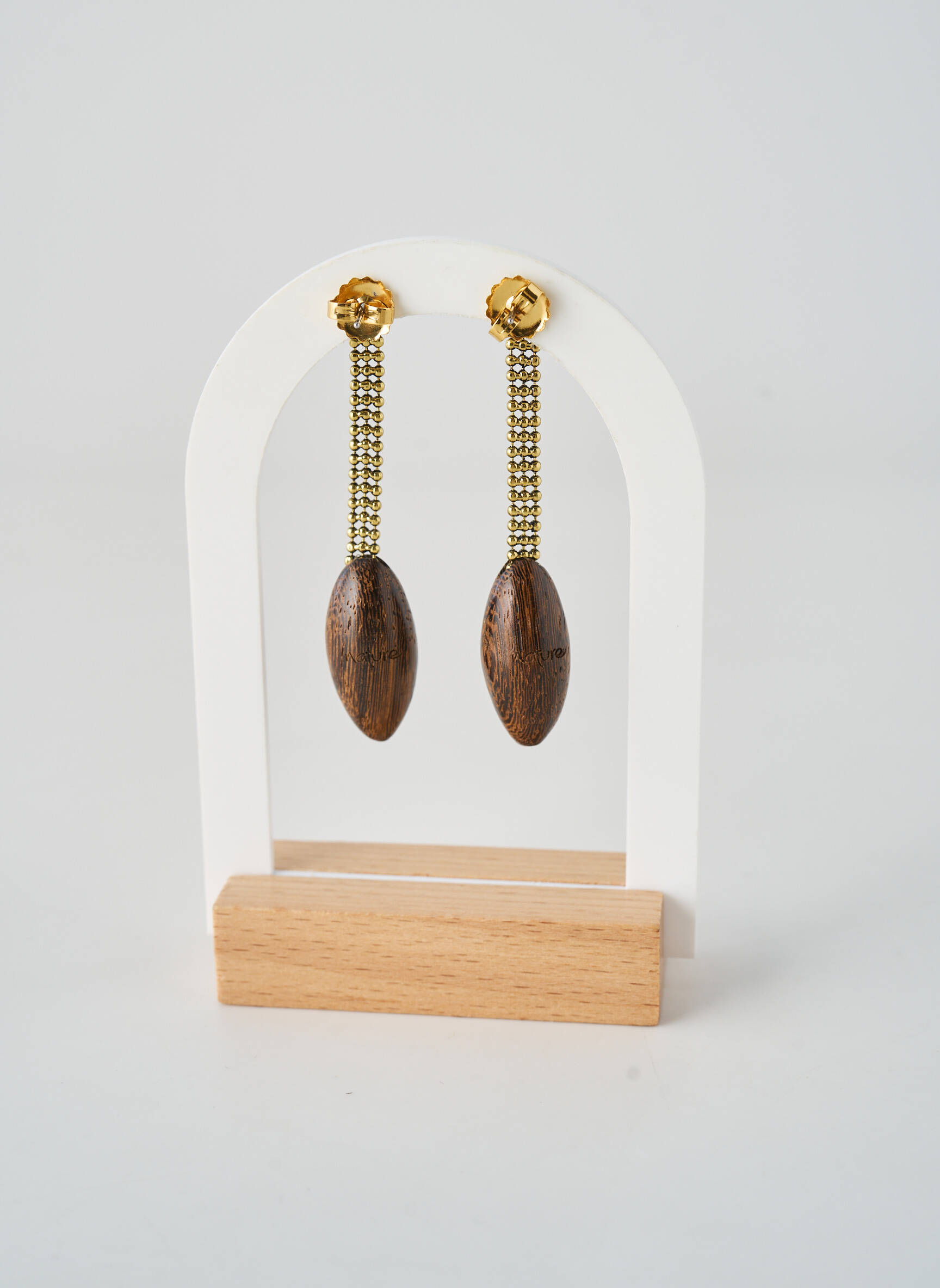 Cercei închidere cu buclă(e) maro NATURE BIJOUX femeie