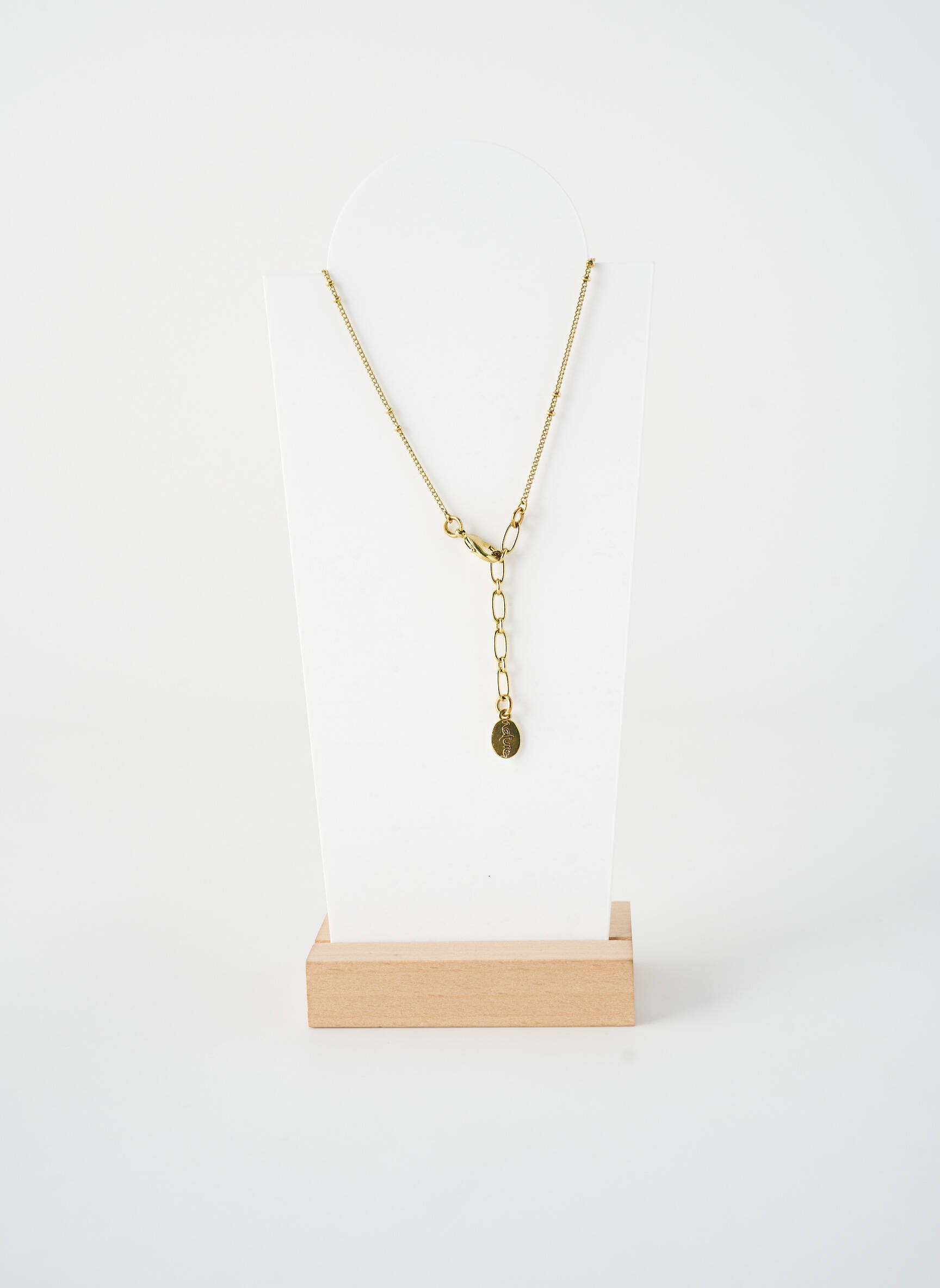 Colier ornament cu mărgele gri NATURE BIJOUX femeie