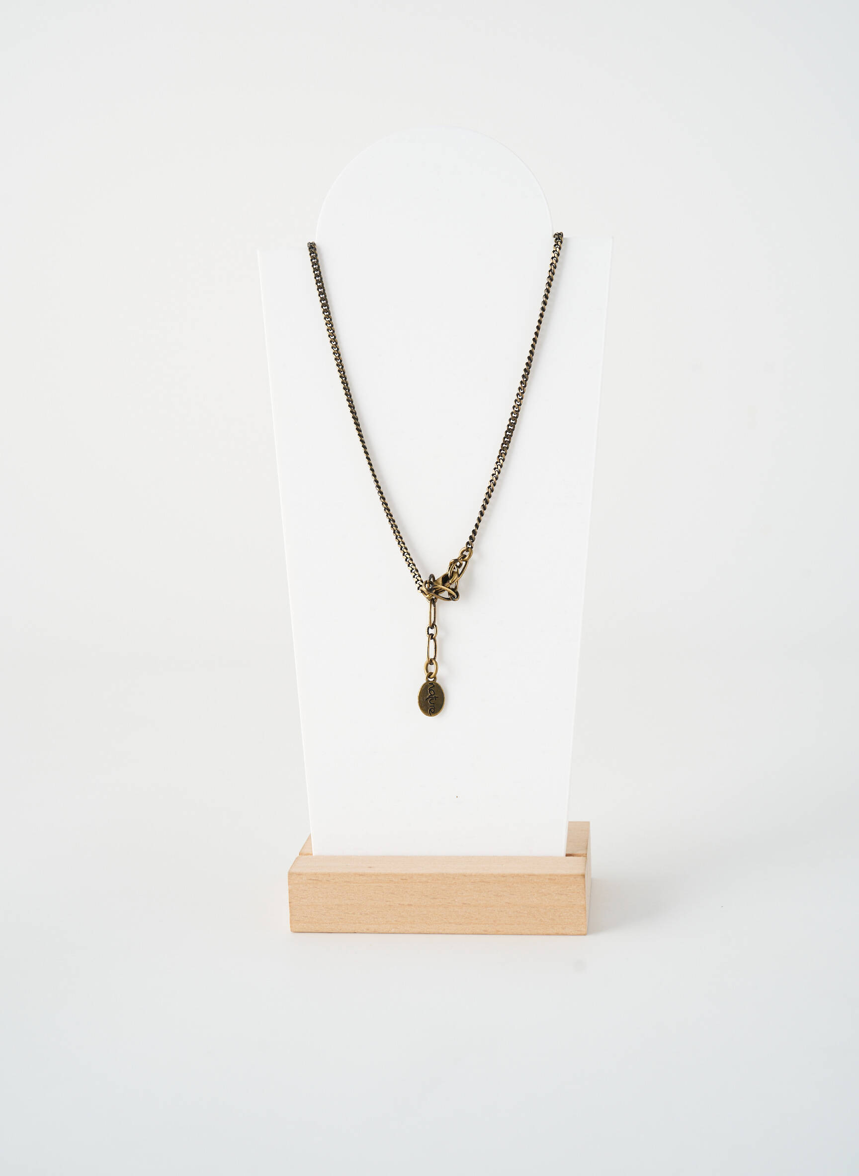 Colier ornament cu mărgele negru NATURE BIJOUX femeie