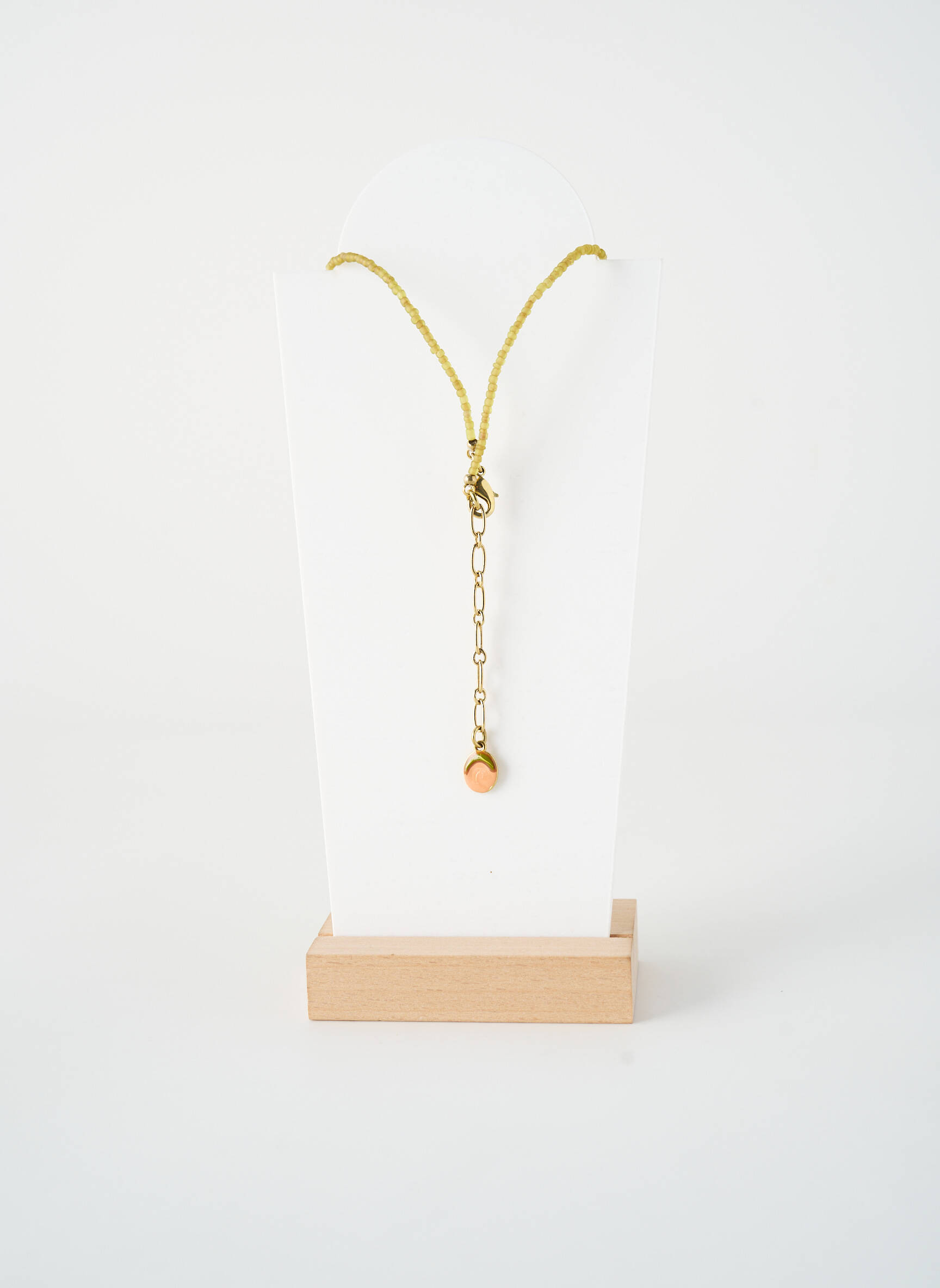 Colier ornament cu mărgele verde NATURE BIJOUX femeie