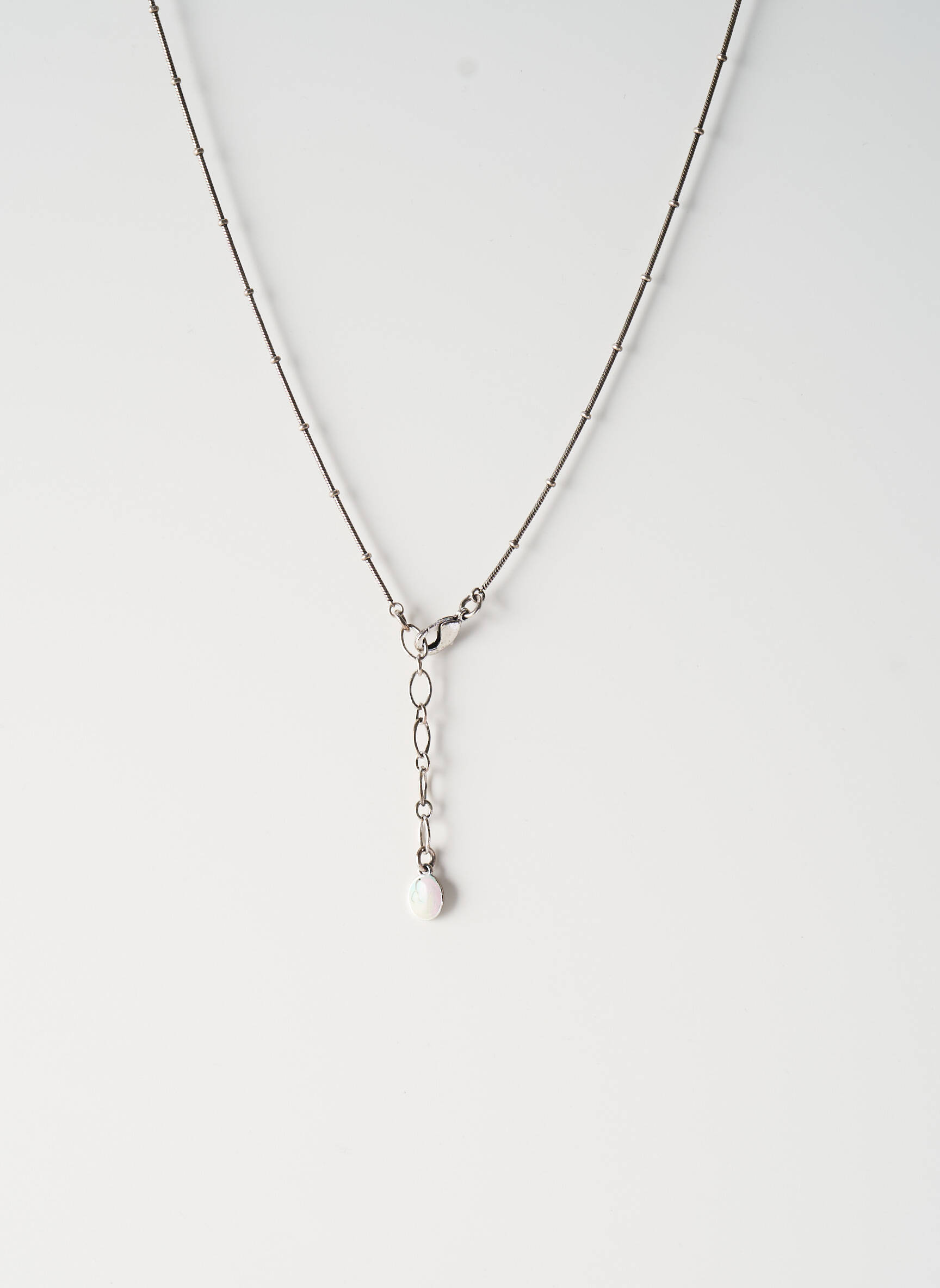 Colier ornament cu mărgele argintiu NATURE BIJOUX femeie