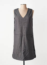 Rochie scurtă fără mâneci fără mâneci gri LE TEMPS DES CERISES femeie