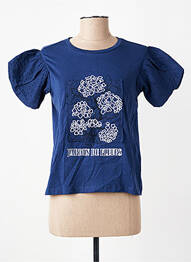 Tricou elasticitate mâneci scurte albastru TIFFOSI femeie