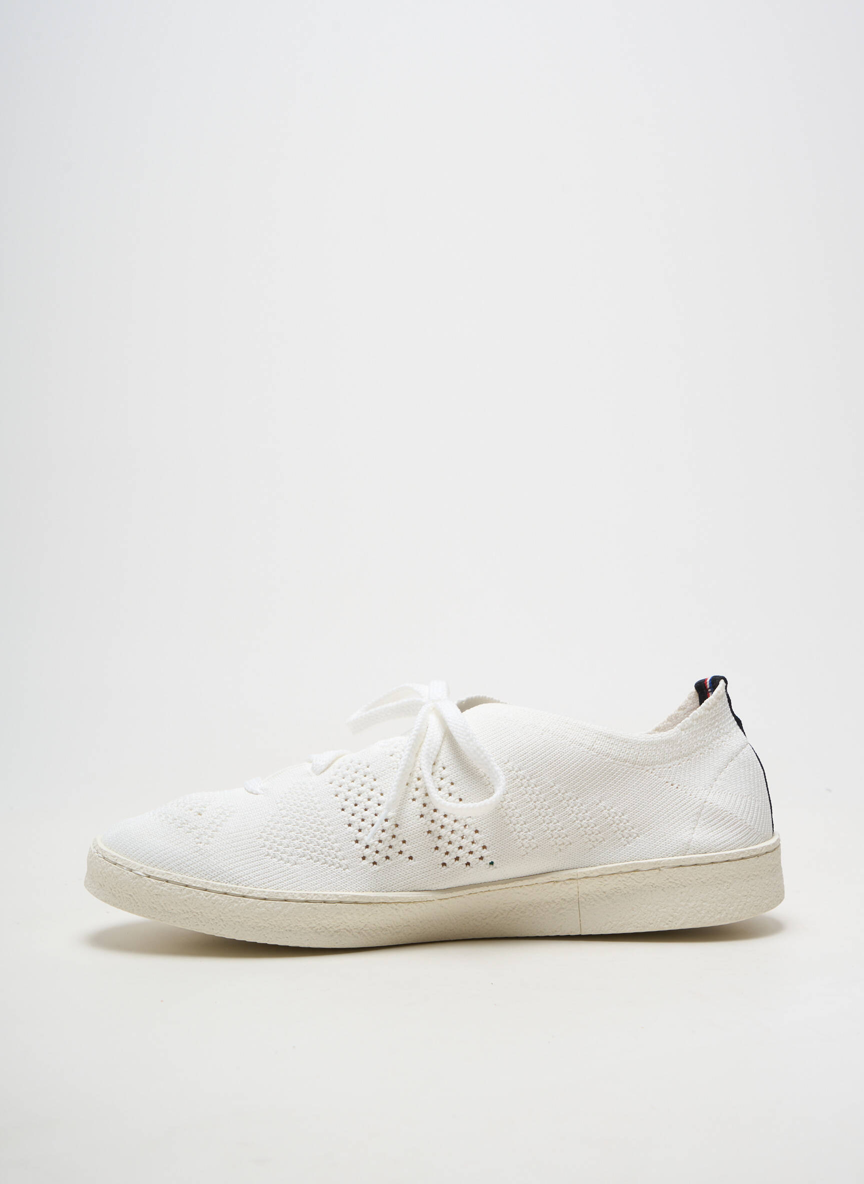 Adidași vârf rotund toc plat până la 3 cm alb ECTOR femeie