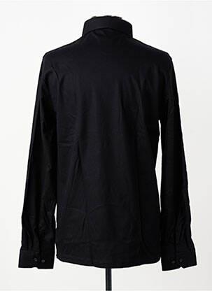 Polo mâneci lungi mâneci lungi negru DESOTO bărbat