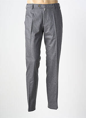 Pantalon slim țesătură melanj mărime normală gri MEYER bărbat