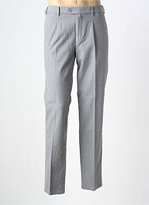 Pantalon slim țesătură melanj mărime normală gri MEYER bărbat