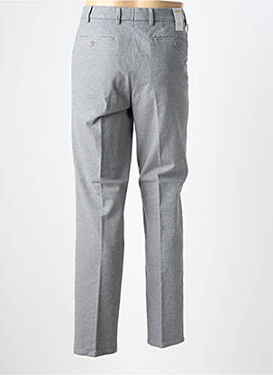 Pantalon slim țesătură melanj mărime normală gri MEYER bărbat
