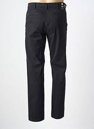 Pantalon chino țesătură poplin mărime normală negru MEYER bărbat