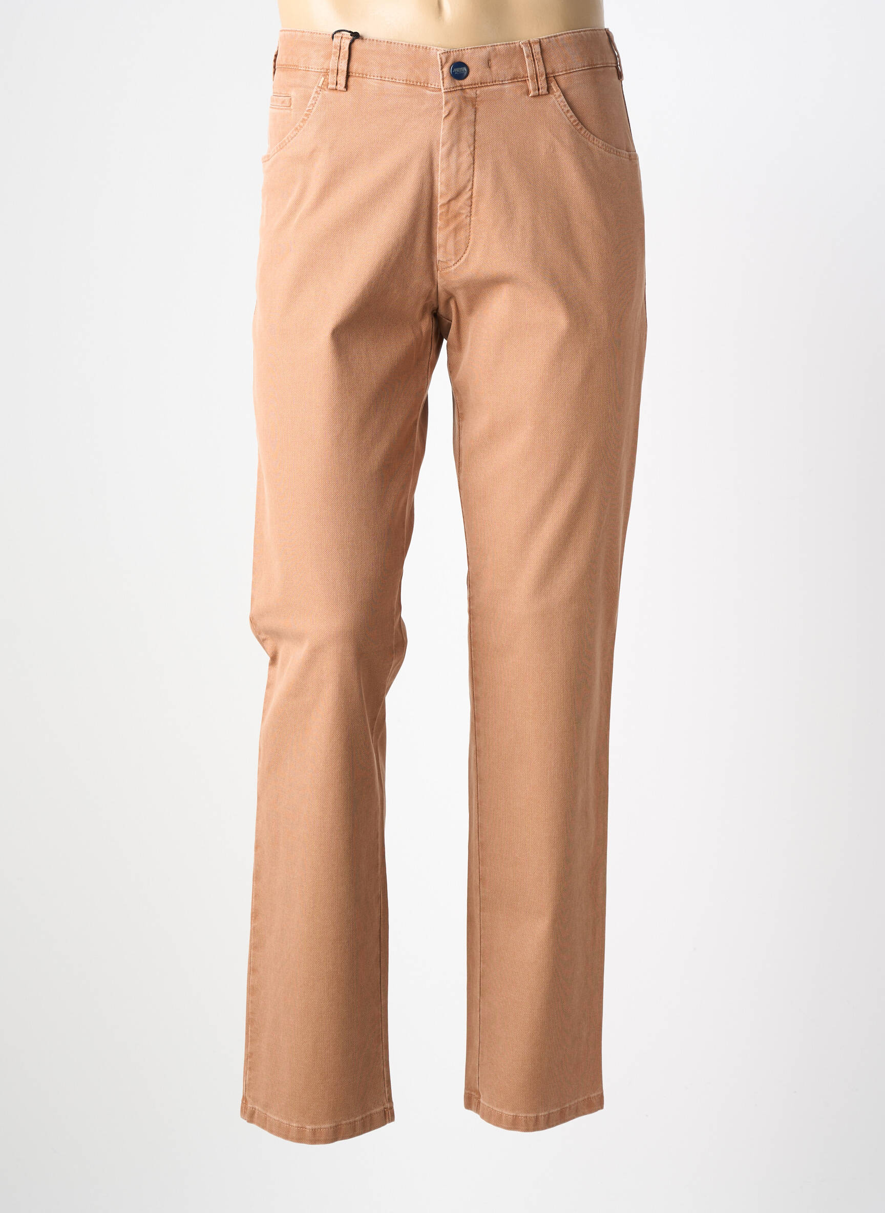 Pantalon chino elasticitate mărime normală roz MEYER bărbat