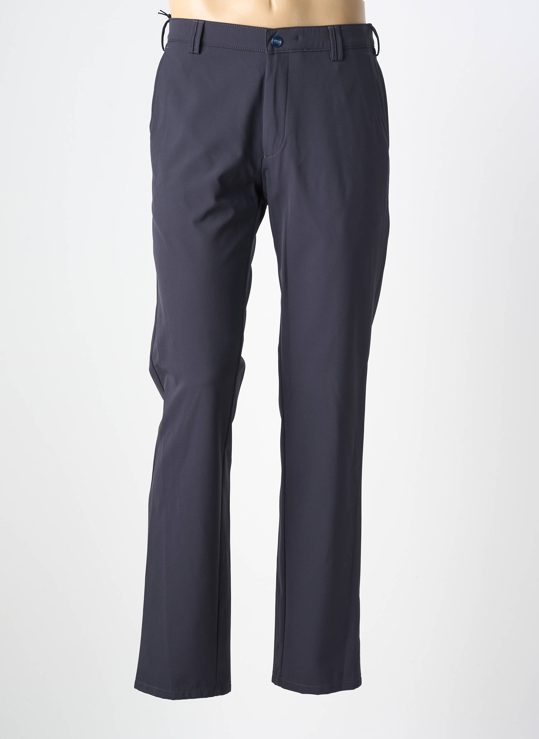 Pantalon chino țesătură poplin mărime normală albastru MEYER bărbat