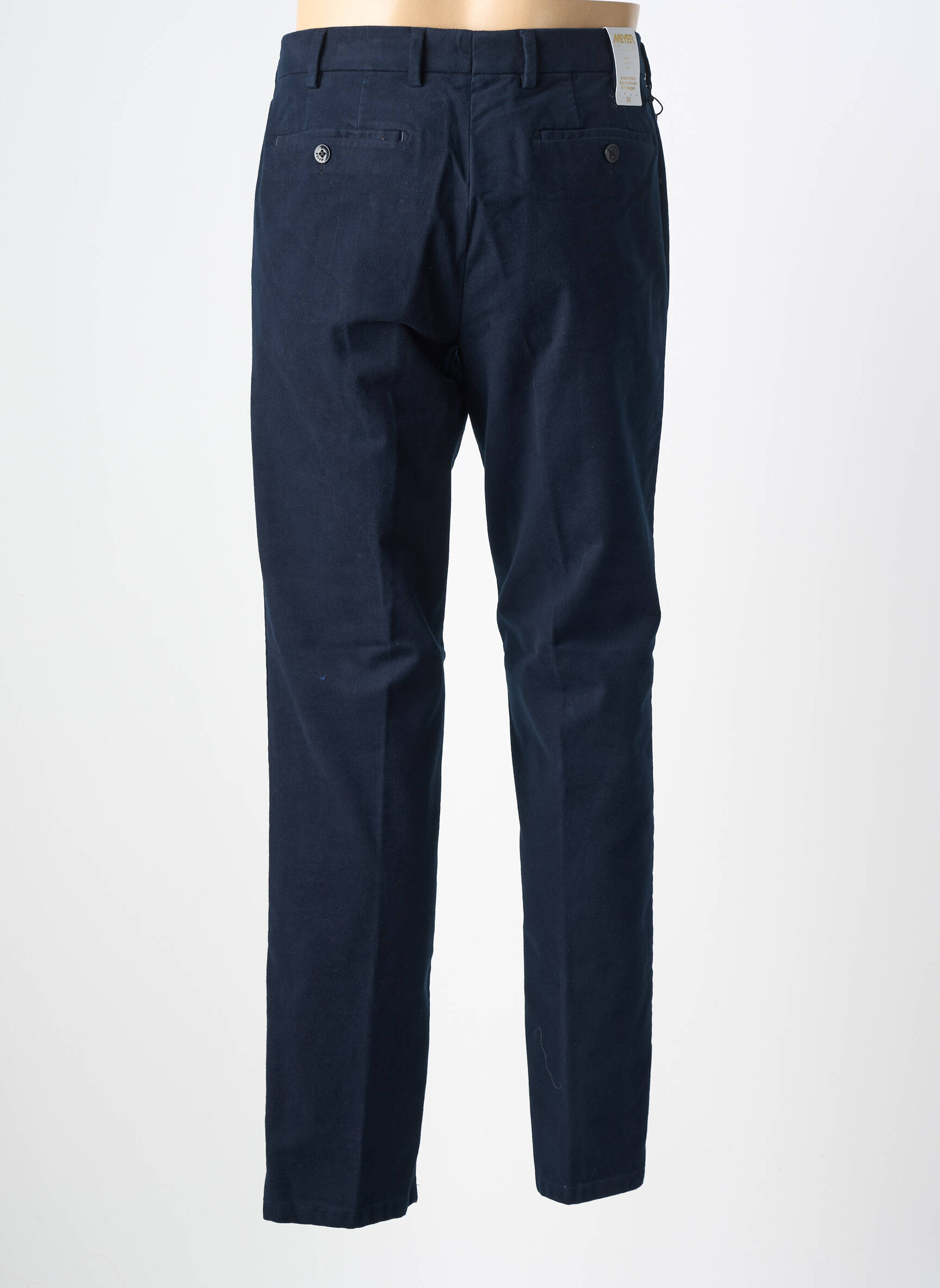 Pantalon chino buzunare mărime normală albastru MEYER bărbat