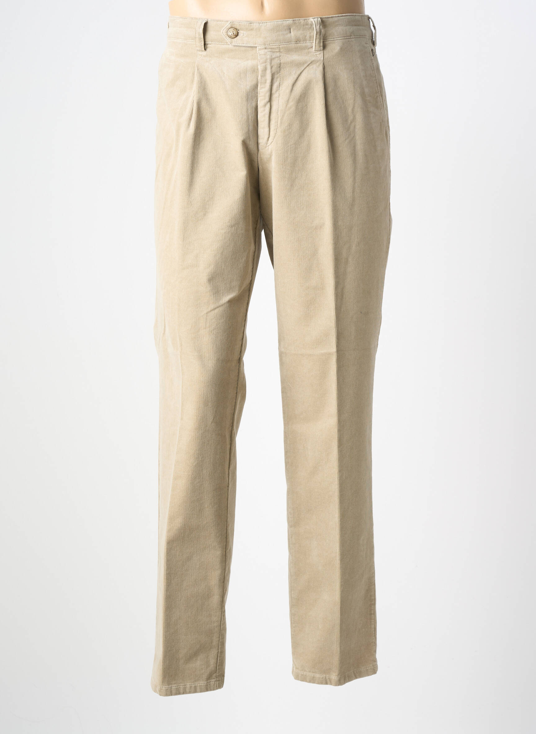 Pantalon chino buzunare mărime normală bej MEYER bărbat