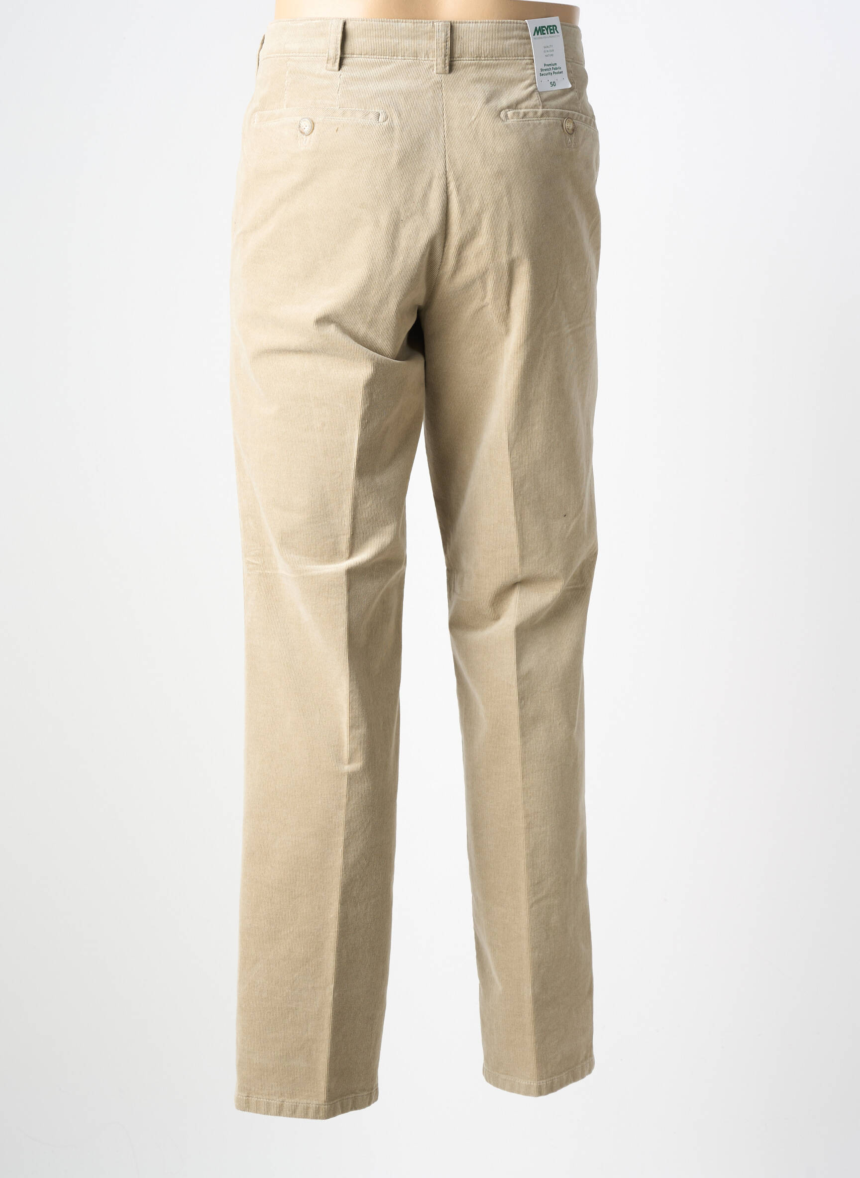 Pantalon chino buzunare mărime normală bej MEYER bărbat
