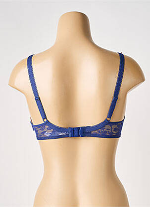 Sutien efect material satinat top sutien modelat albastru PASSIONATA femeie