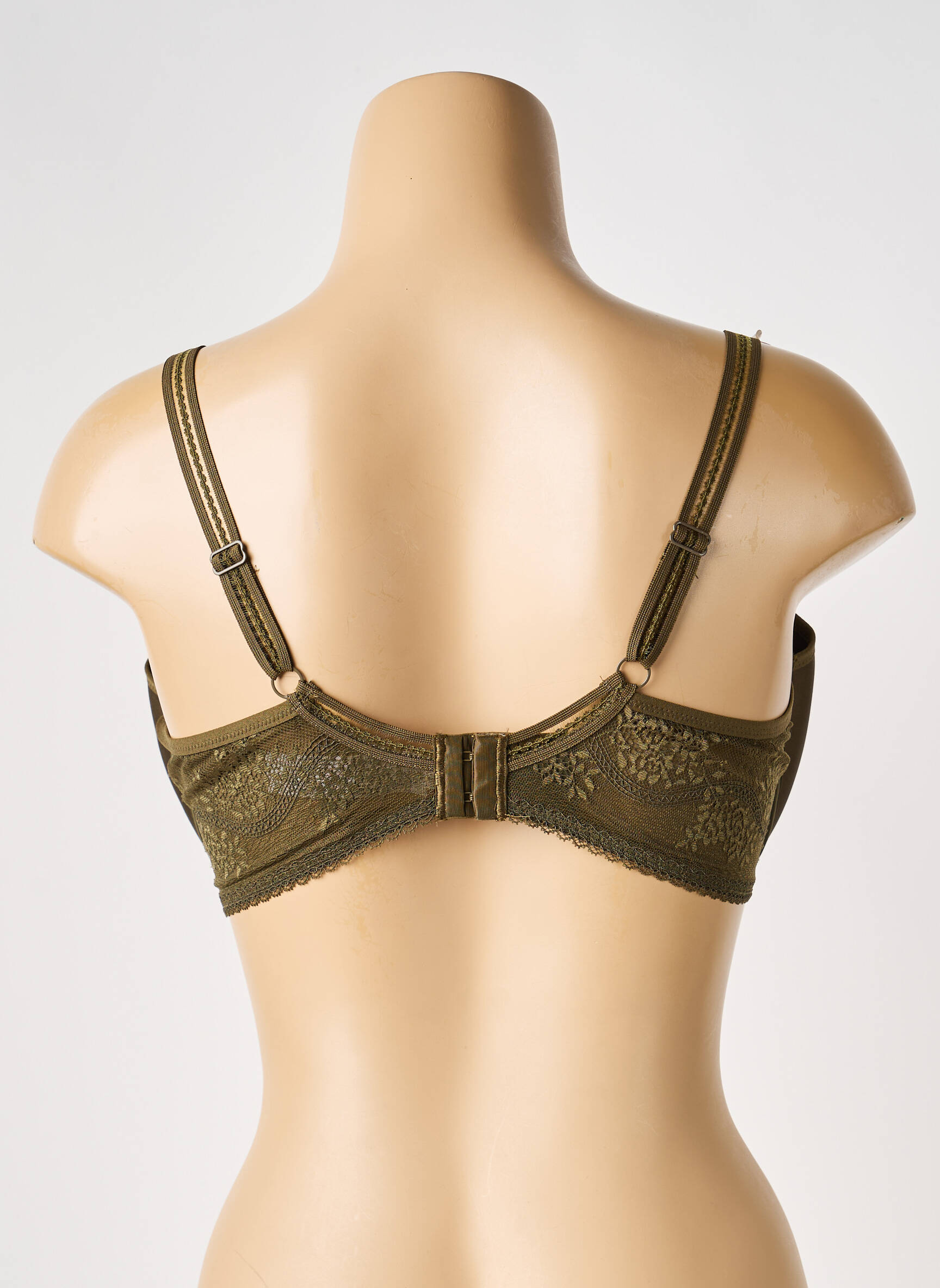 Sutien efect material satinat top sutien modelat verde PASSIONATA femeie