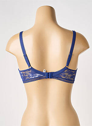 Sutien efect material satinat top sutien modelat albastru PASSIONATA femeie