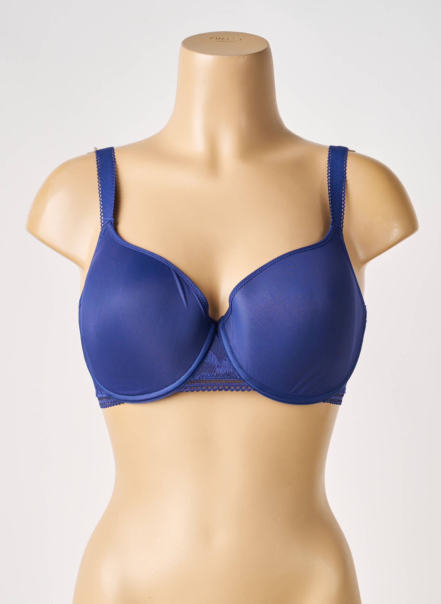 Sutien efect material satinat top sutien modelat albastru PASSIONATA femeie