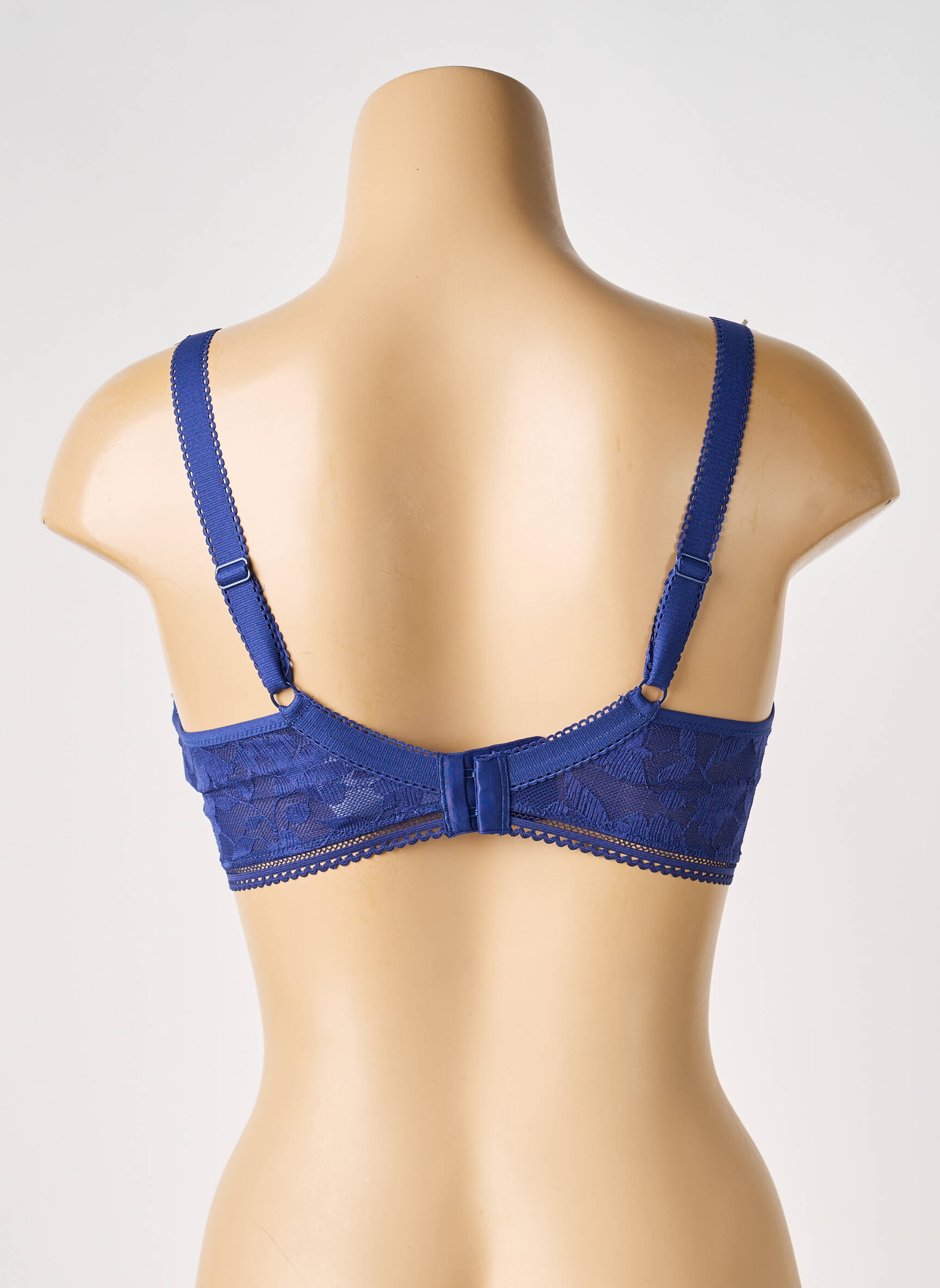 Sutien efect material satinat top sutien modelat albastru PASSIONATA femeie