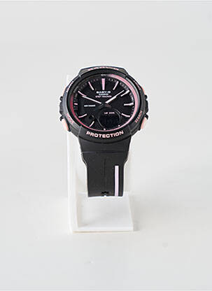 Ceas materiale din siliconă negru CASIO femeie