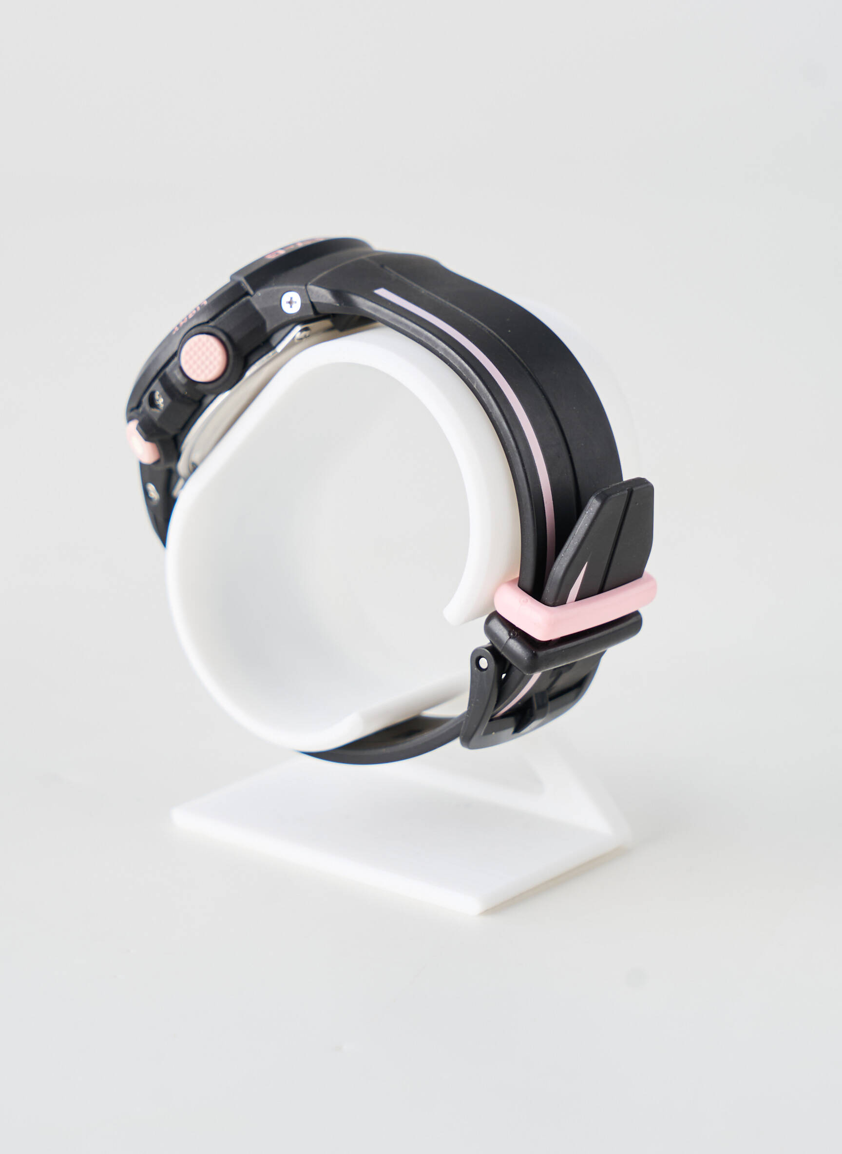 Ceas materiale din siliconă negru CASIO femeie