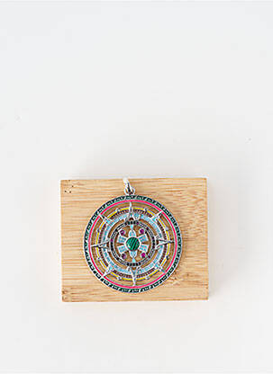 Pandantiv ornament piatră argintiu ALLAN'S femeie