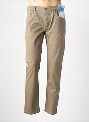 Pantalon slim țesătură poplin mărime normală verde M5 BY MEYER bărbat