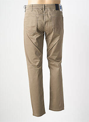 Pantalon slim țesătură poplin mărime normală verde M5 BY MEYER bărbat