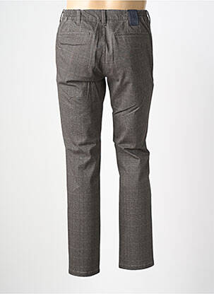 Pantalon chino imprimeu imprimeu prinț de wales mărime normală maro M5 BY MEYER bărbat
