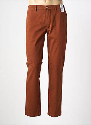 Pantalon chino elasticitate mărime normală portocalie M5 BY MEYER bărbat