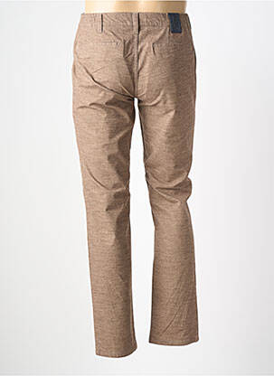 Pantalon chino țesătură melanj mărime normală maro M5 BY MEYER bărbat