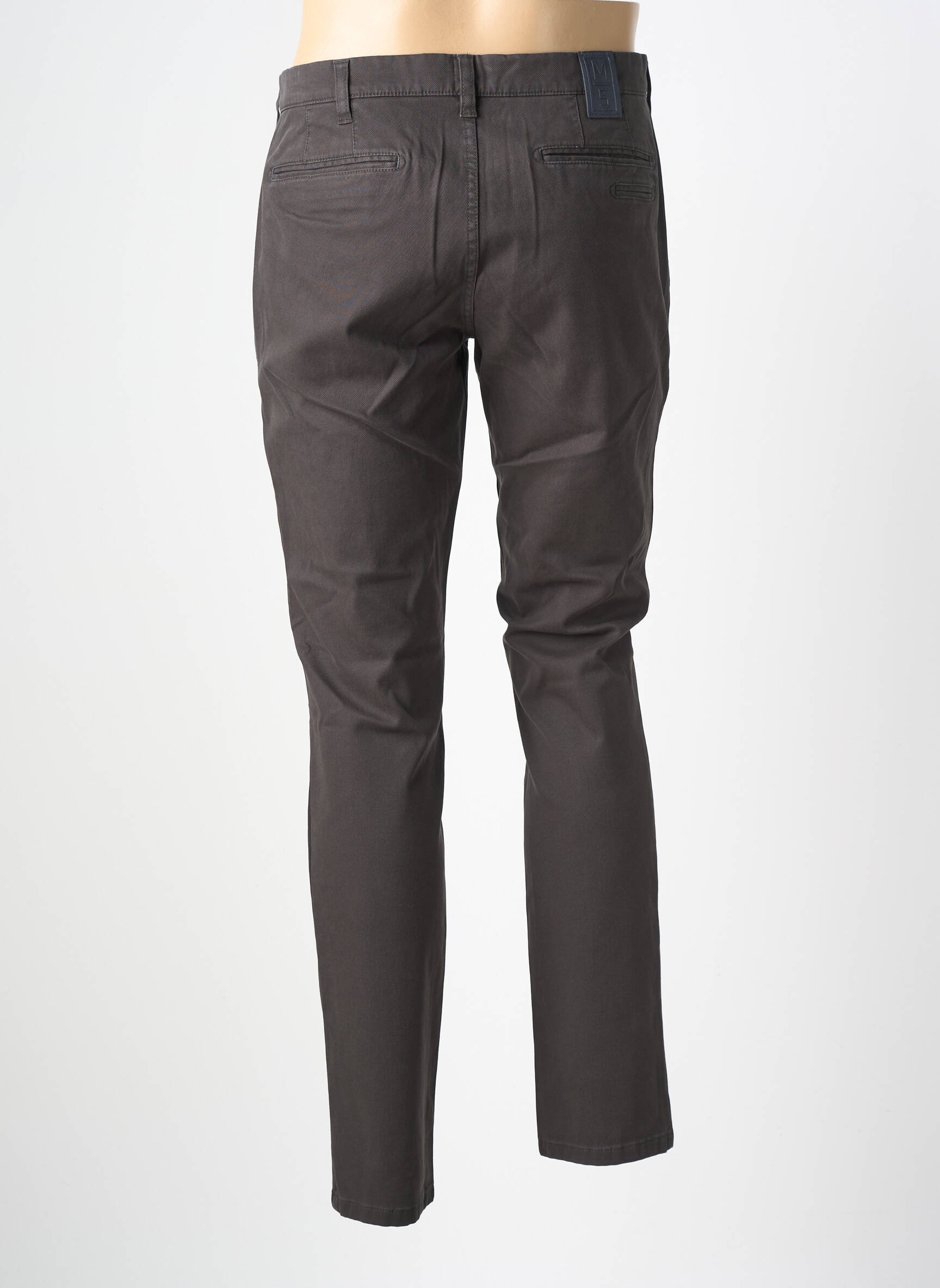 Pantalon chino elasticitate mărime normală gri M5 BY MEYER bărbat