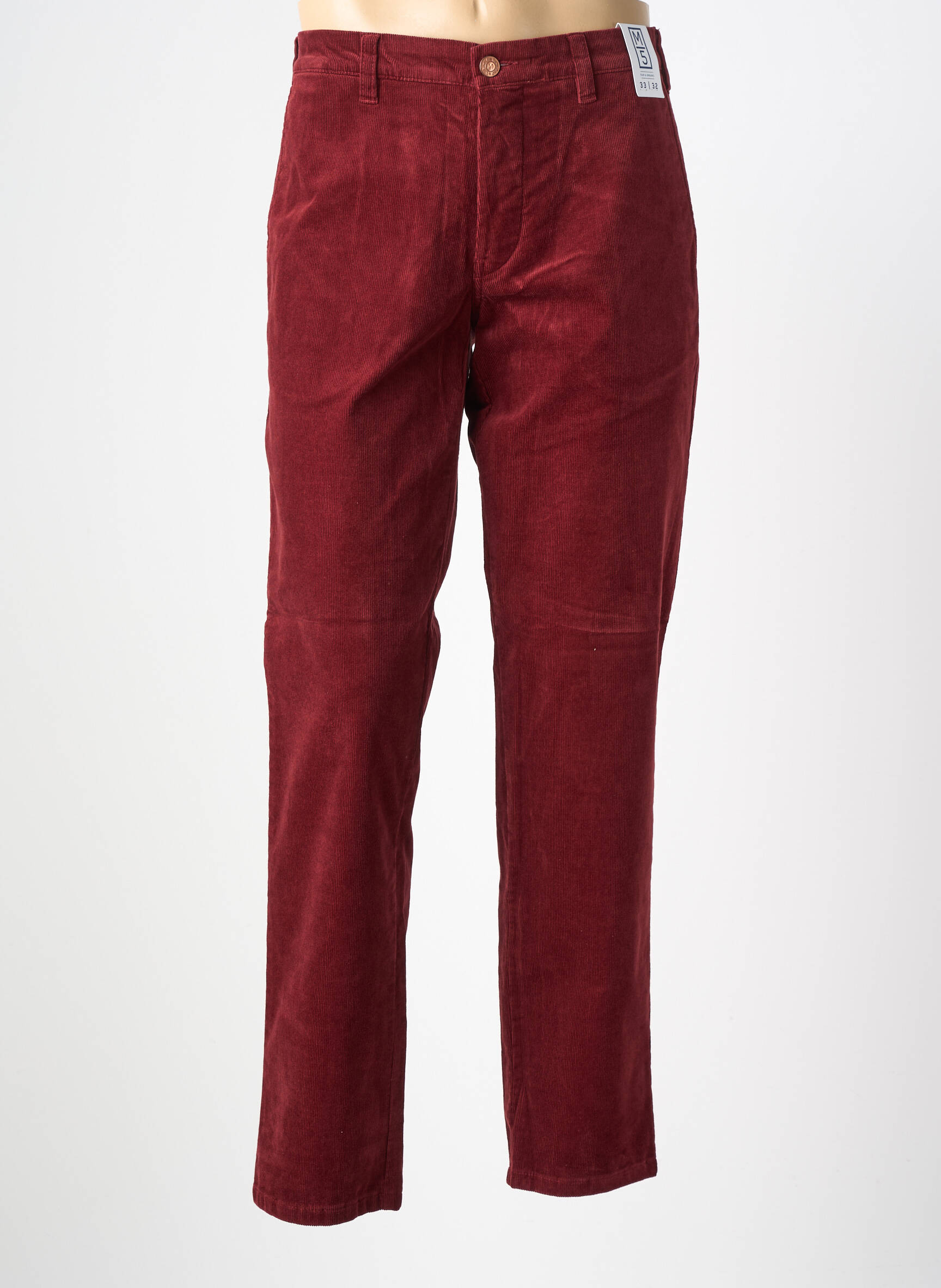 Pantalon chino elasticitate mărime normală roșu M5 BY MEYER bărbat