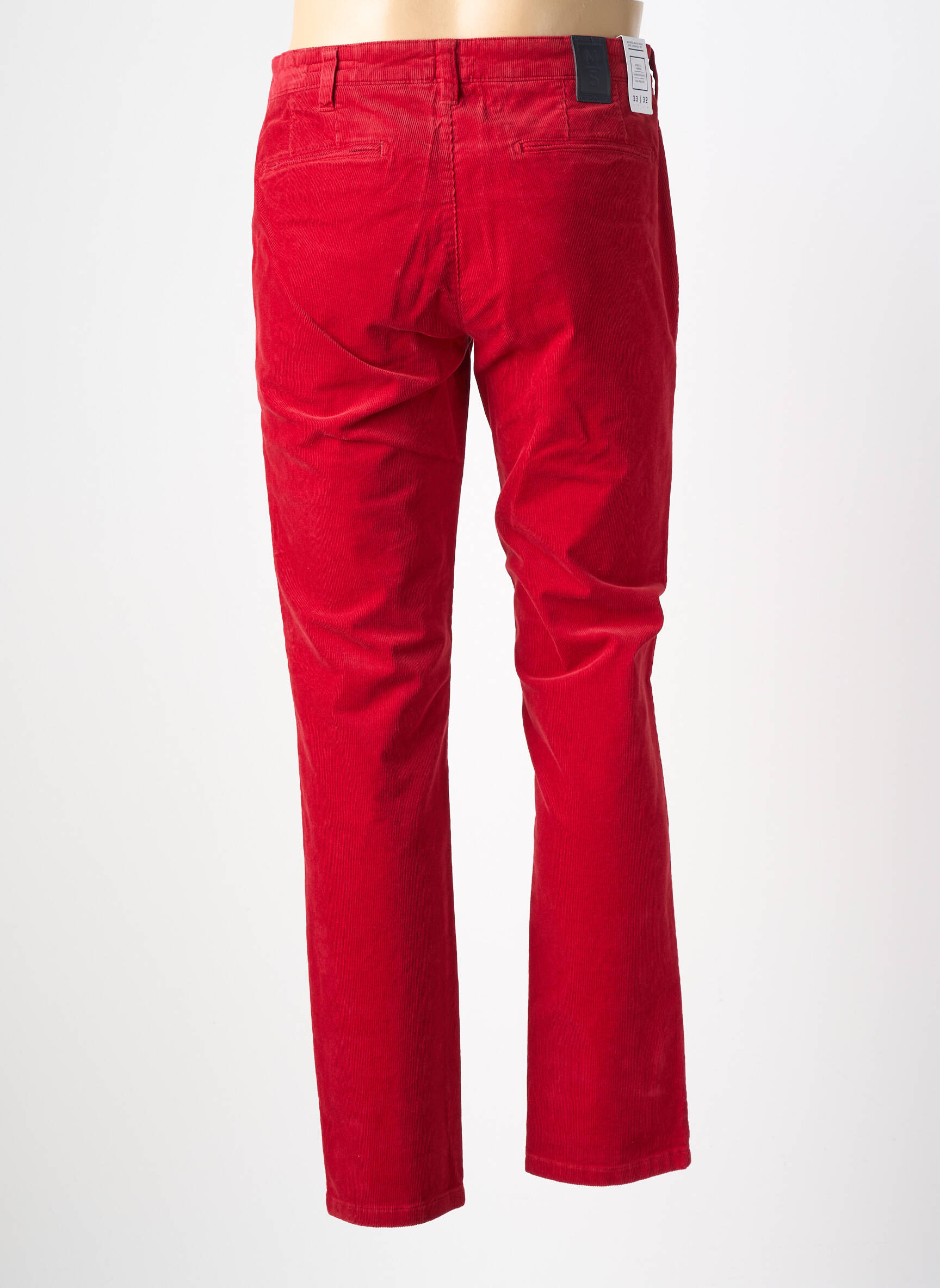 Pantalon chino elasticitate mărime normală roșu M5 BY MEYER bărbat