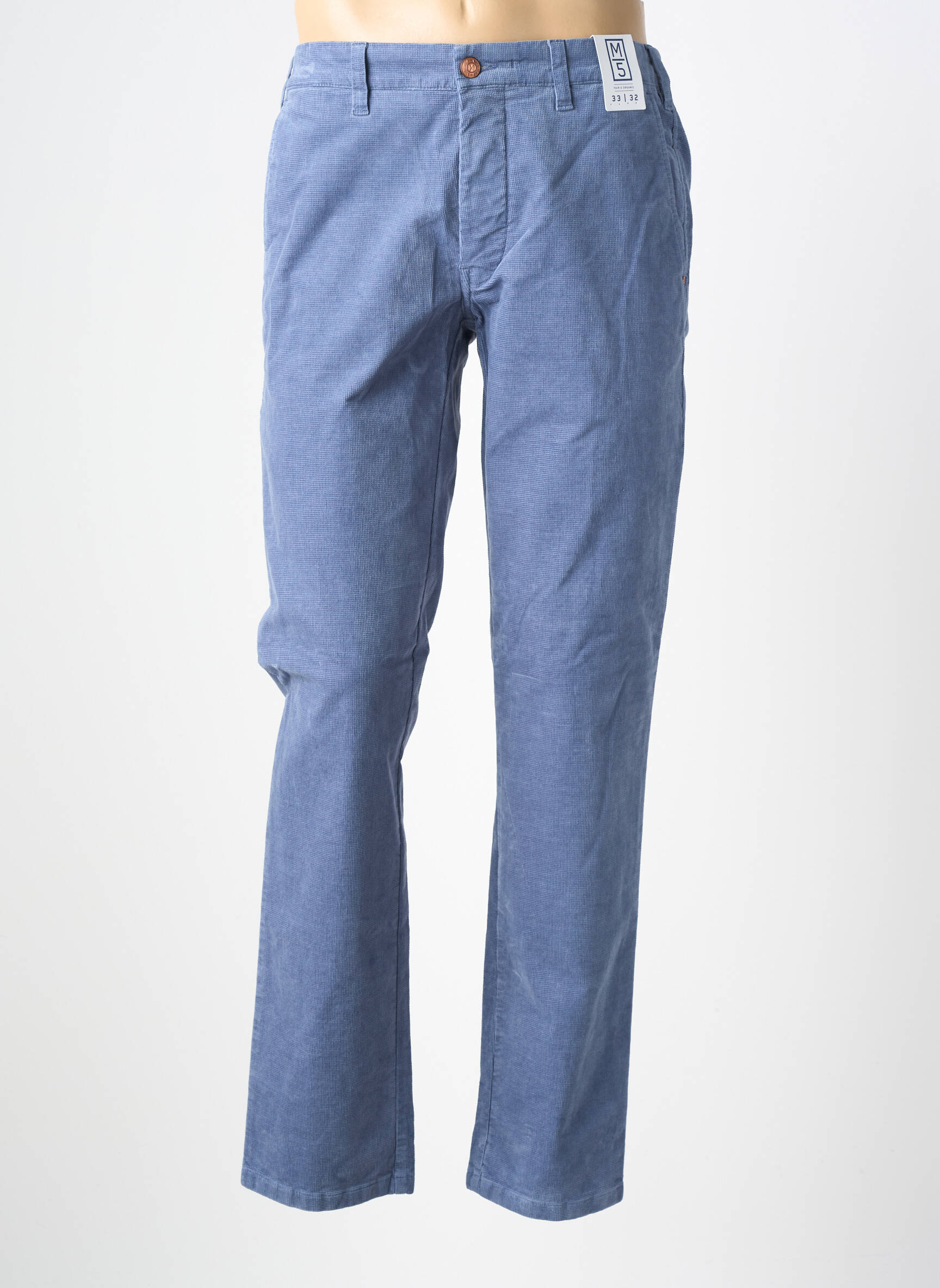 Pantalon chino elasticitate albastru M5 BY MEYER bărbat