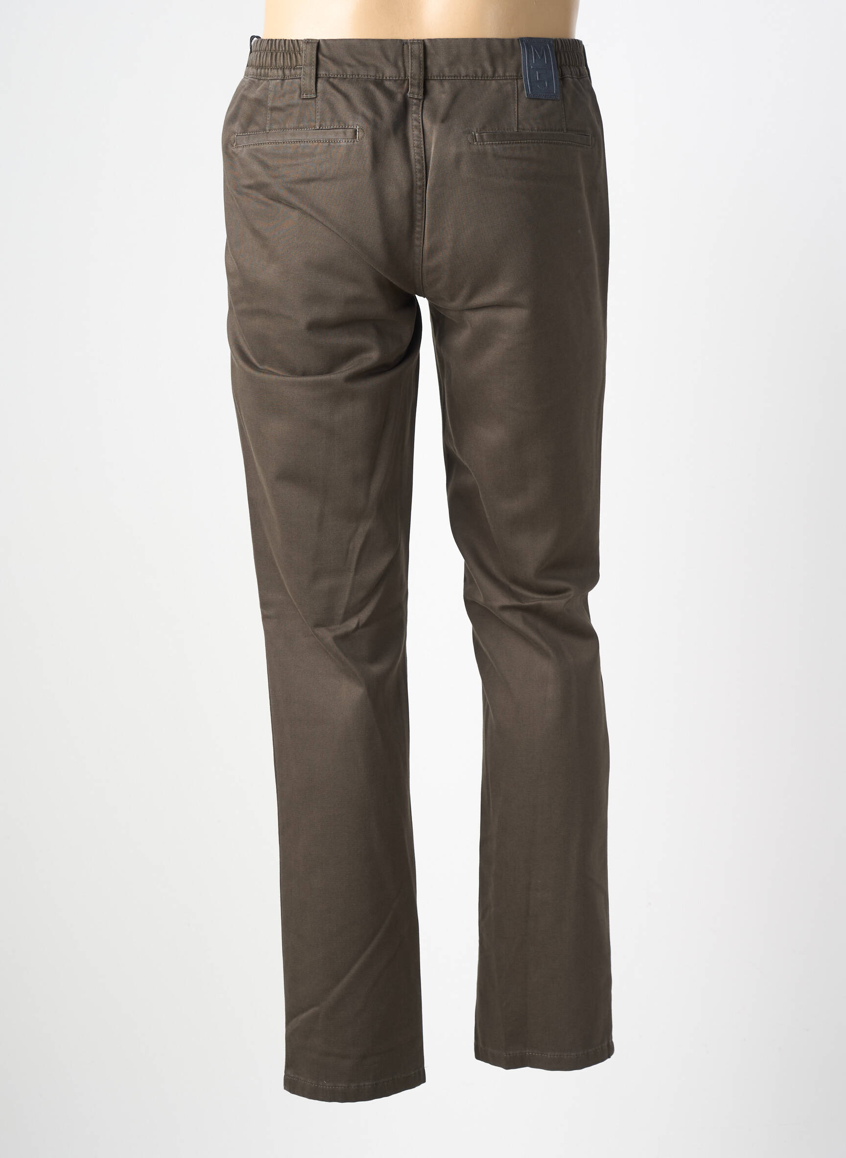 Pantalon chino elasticitate mărime normală verde M5 BY MEYER bărbat