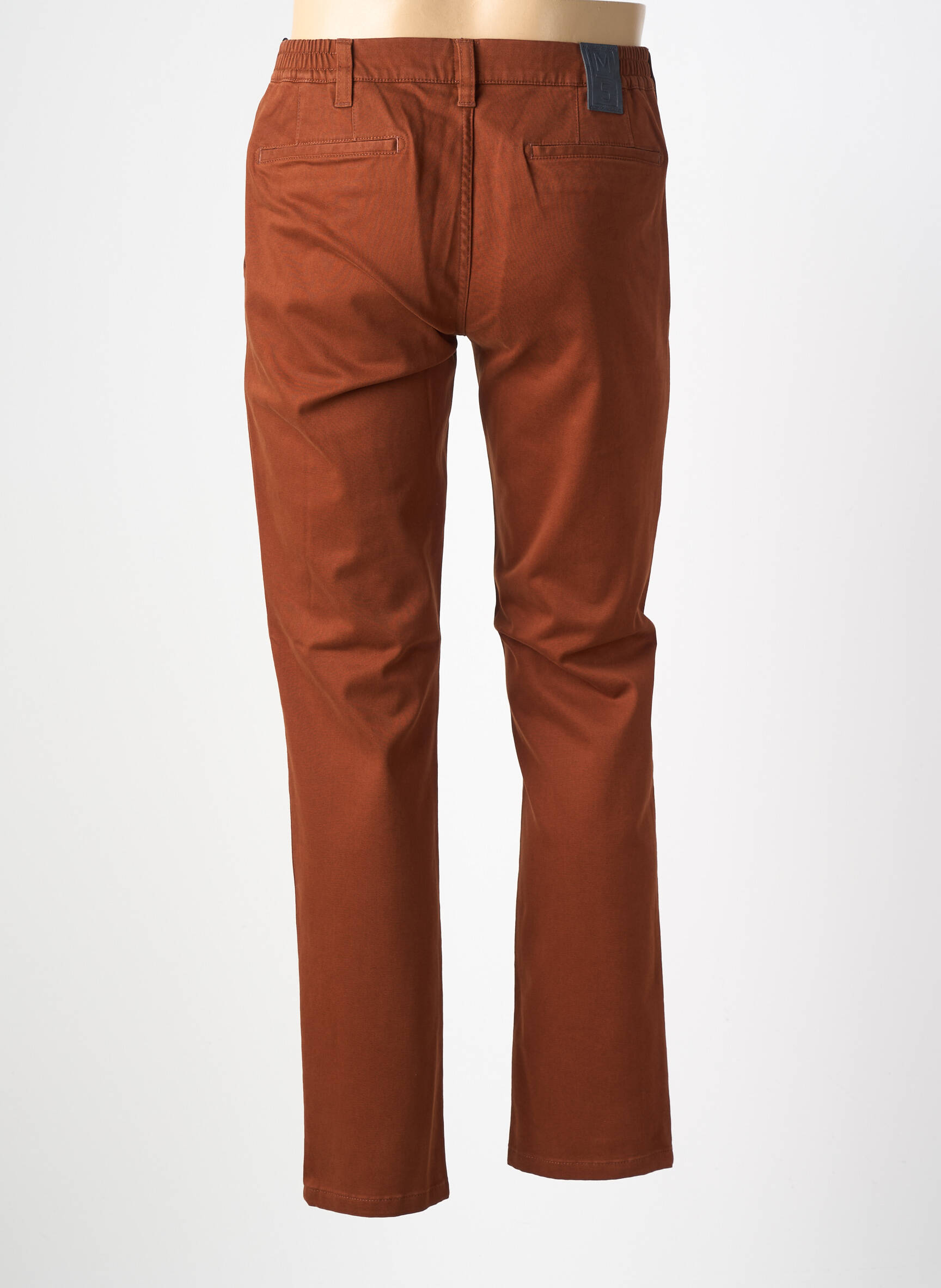 Pantalon chino elasticitate mărime normală portocalie M5 BY MEYER bărbat