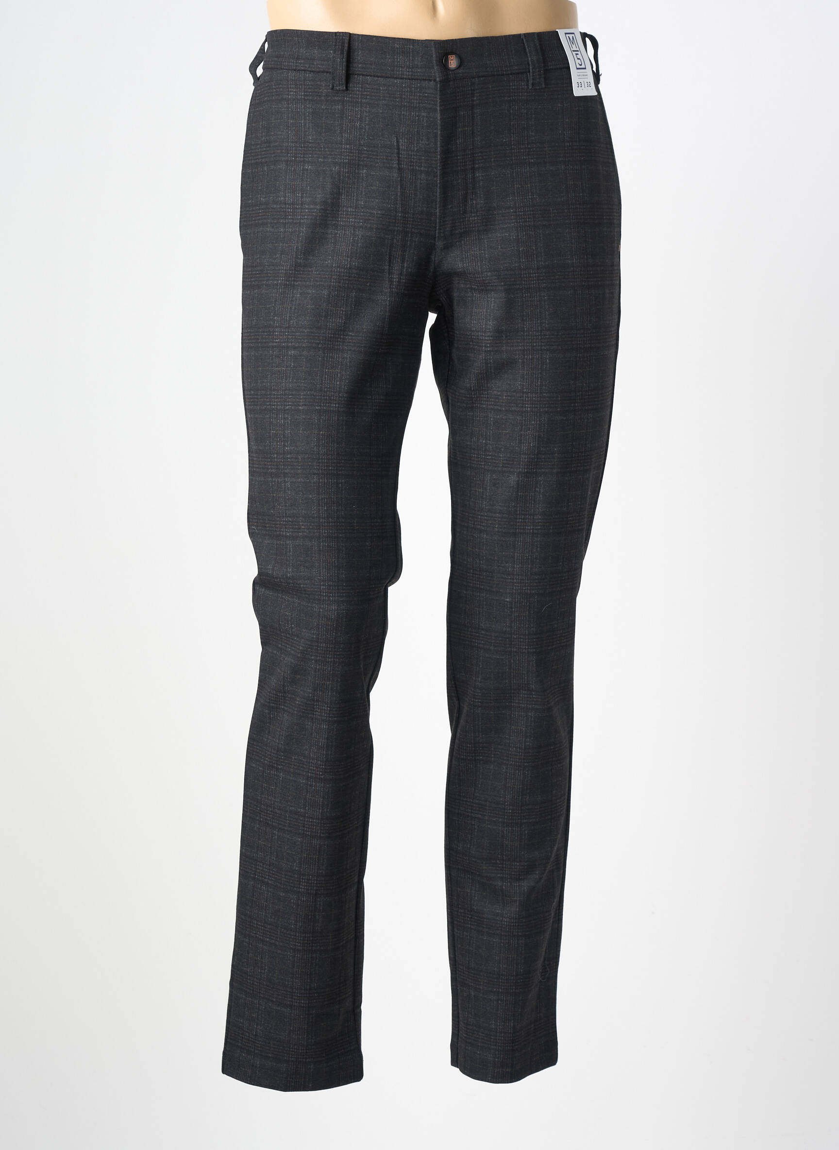 Pantalon chino buzunare mărime normală negru M5 BY MEYER bărbat
