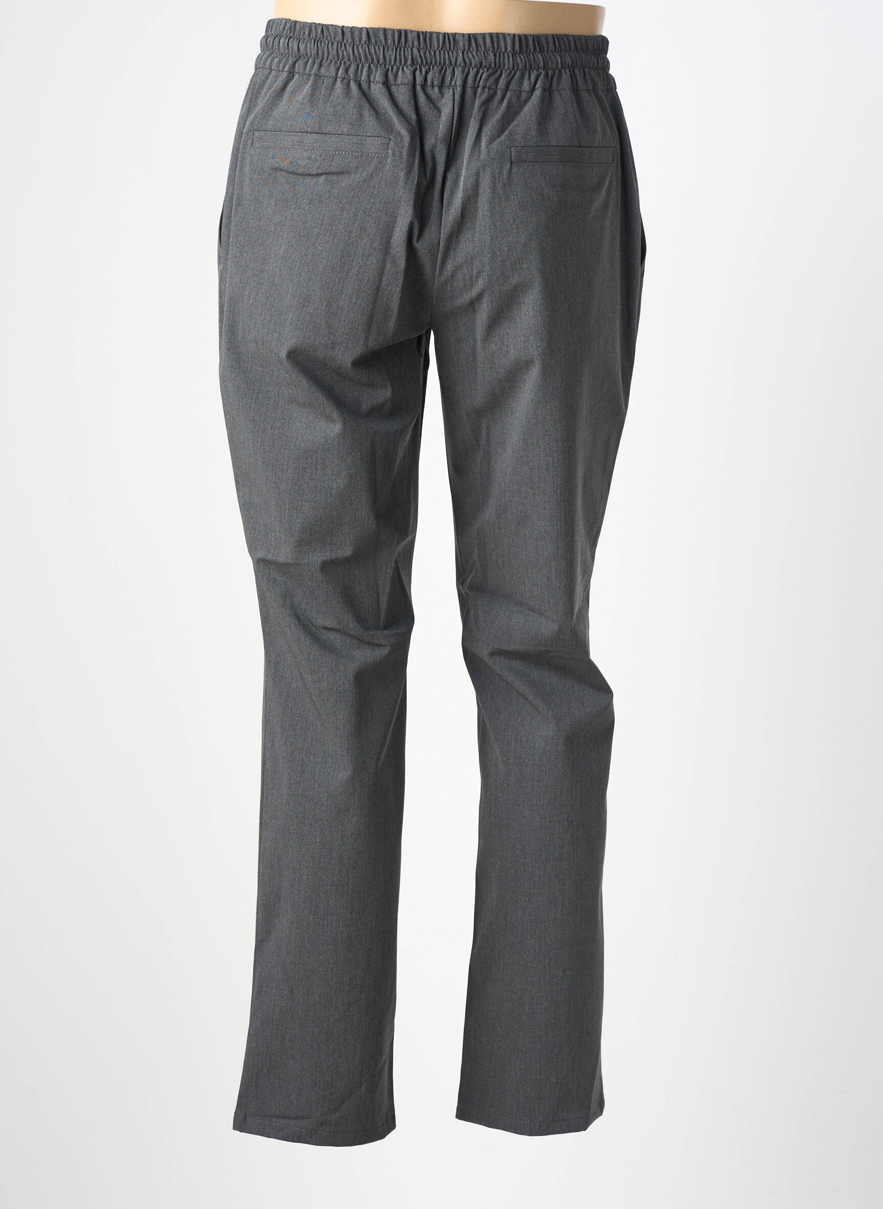 Pantalon chino țesătură melanj mărime normală gri M5 BY MEYER bărbat