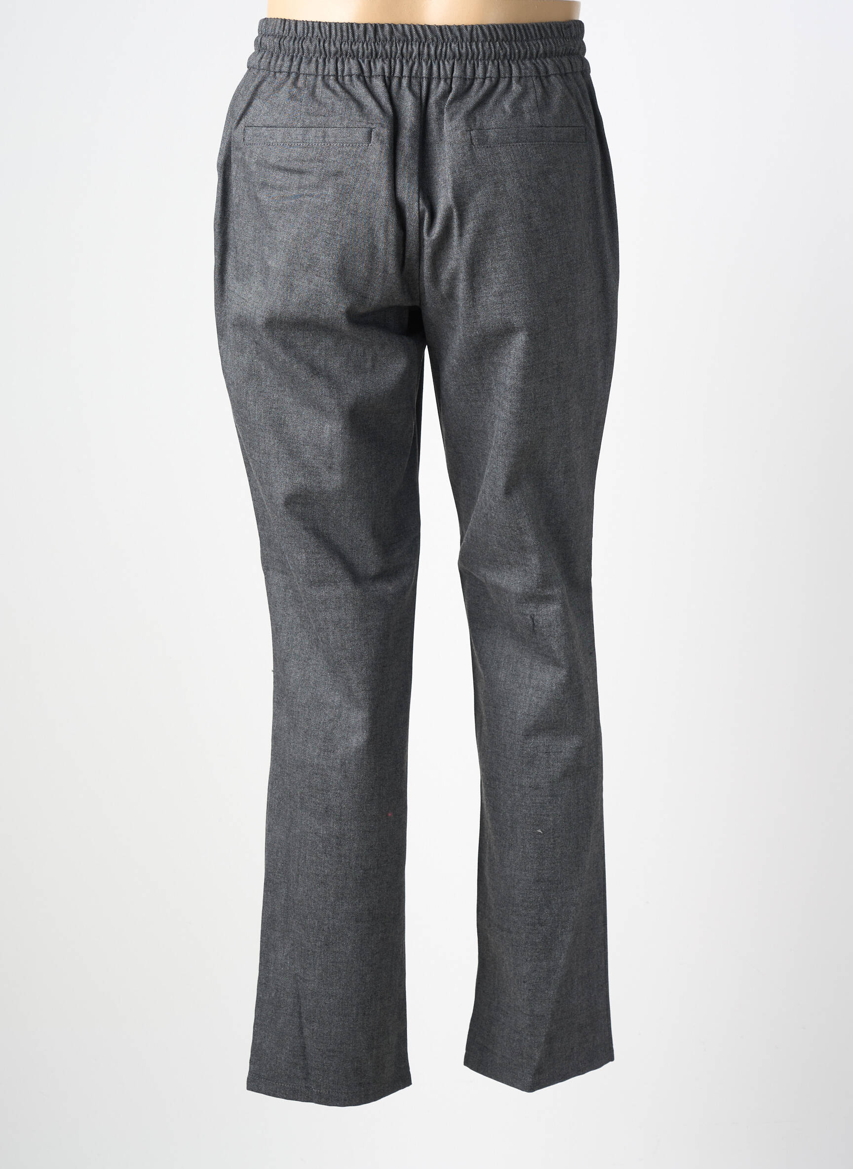 Pantalon chino țesătură melanj mărime normală gri M5 BY MEYER bărbat