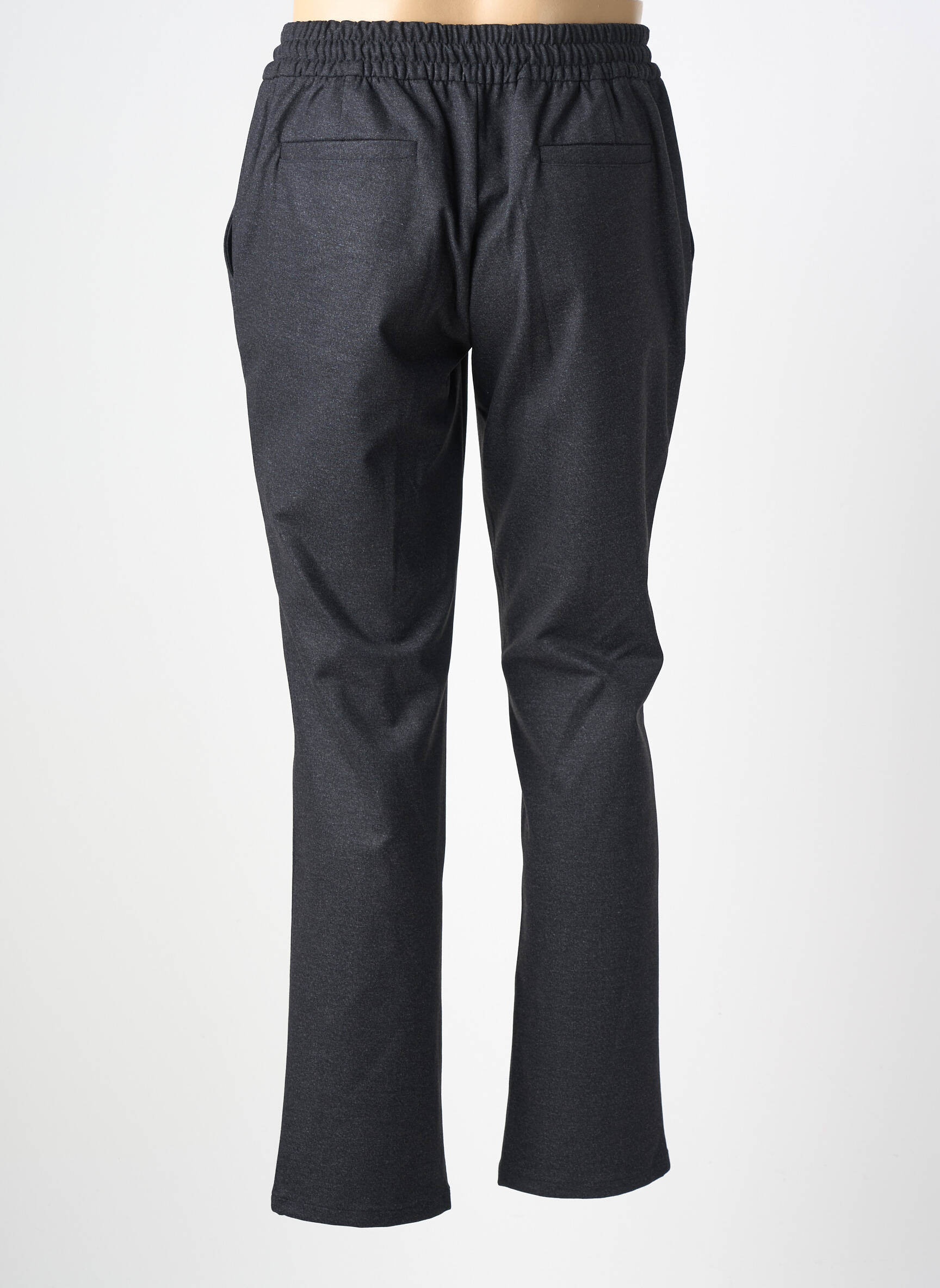 Pantalon chino țesătură melanj mărime normală gri M5 BY MEYER bărbat