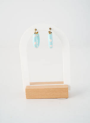 Cercei materiale argintii albastru PHAROS JEWELLERY femeie