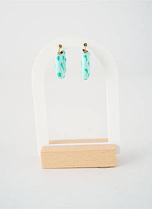 Cercei materiale argintii albastru PHAROS JEWELLERY femeie