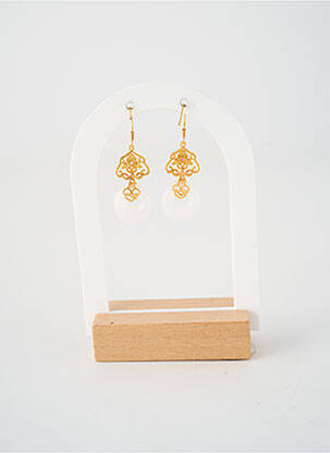 Cercei ornament charmă / pandantiv auriu BRIGHT  femeie