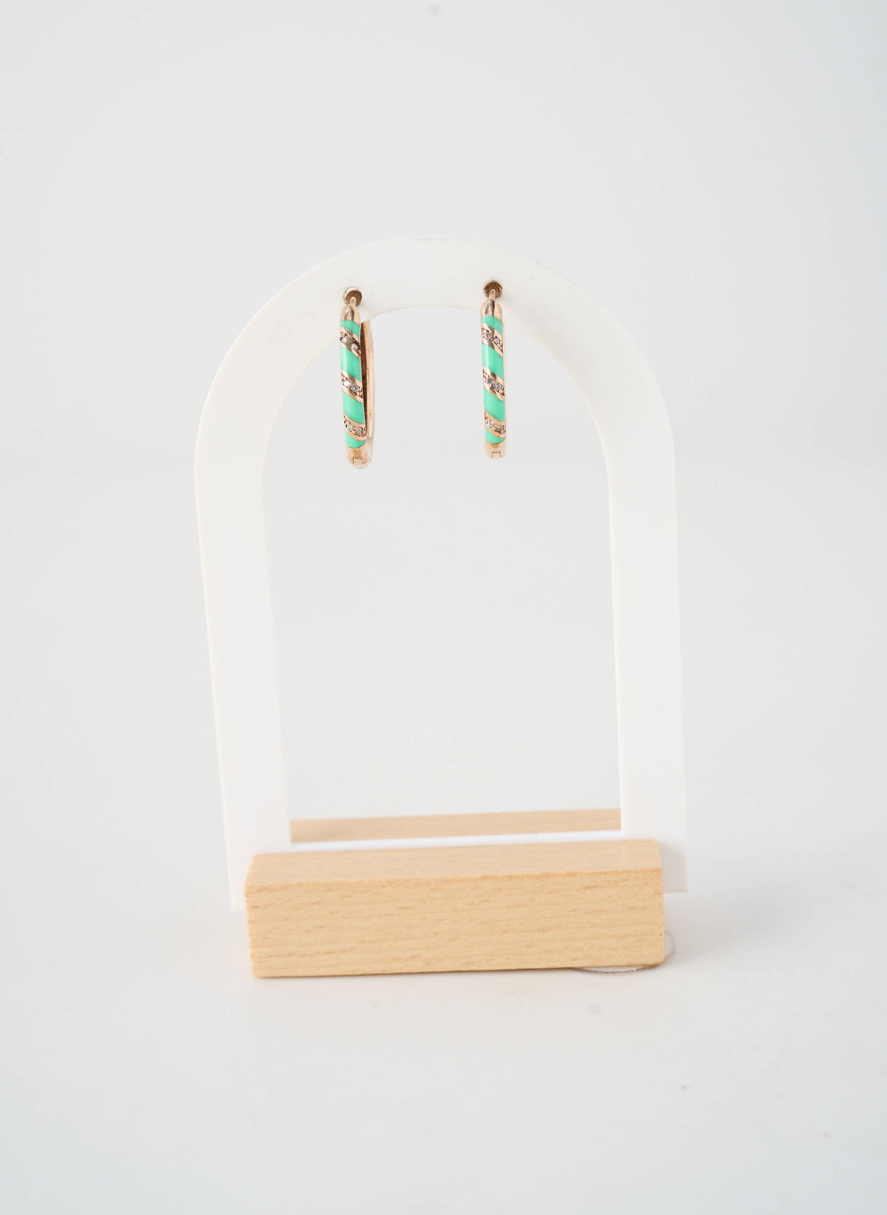 Cercei  verde PHAROS JEWELLERY femeie