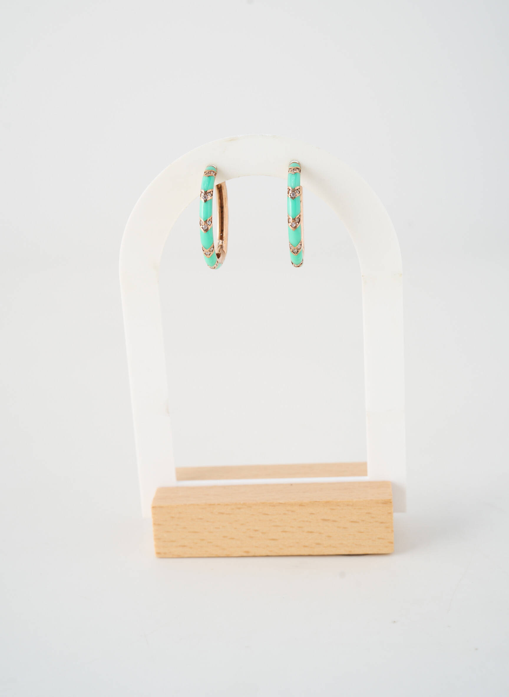Cercei  verde PHAROS JEWELLERY femeie