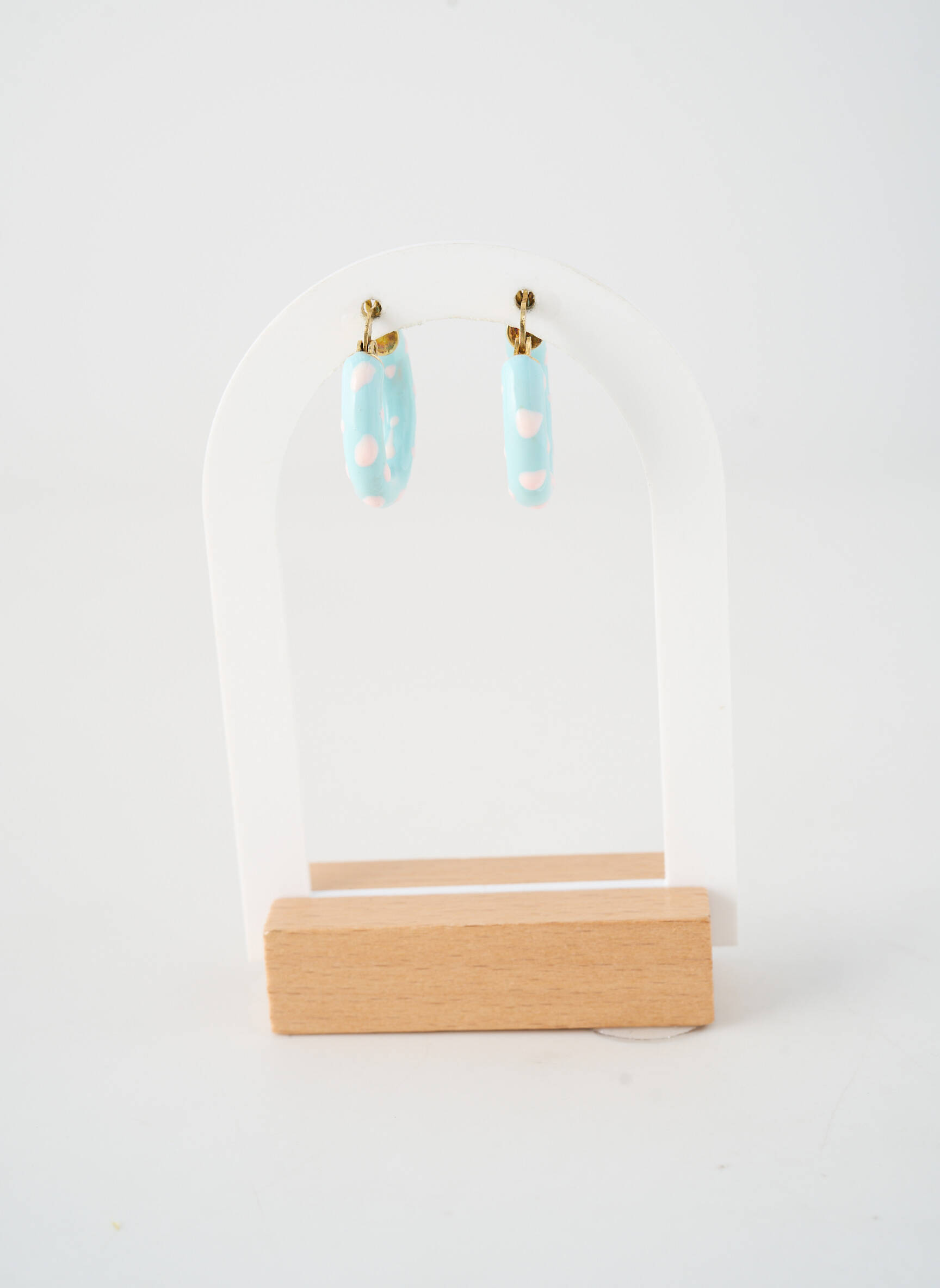 Cercei materiale argintii albastru PHAROS JEWELLERY femeie