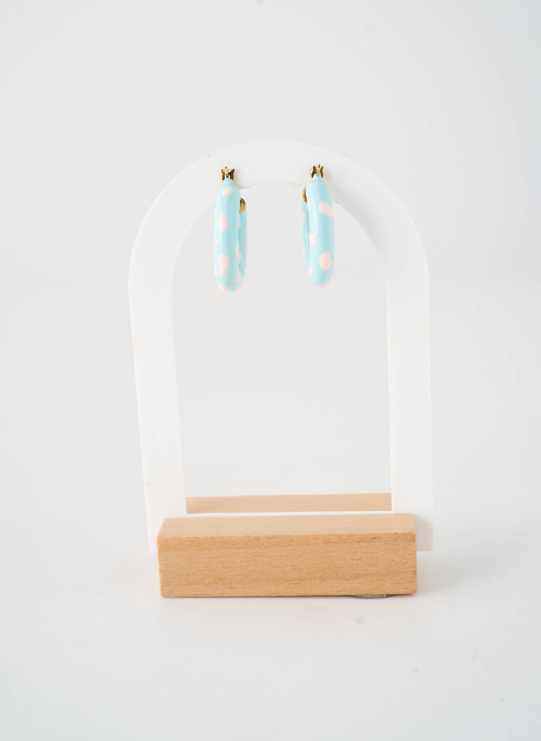 Cercei materiale argintii albastru PHAROS JEWELLERY femeie